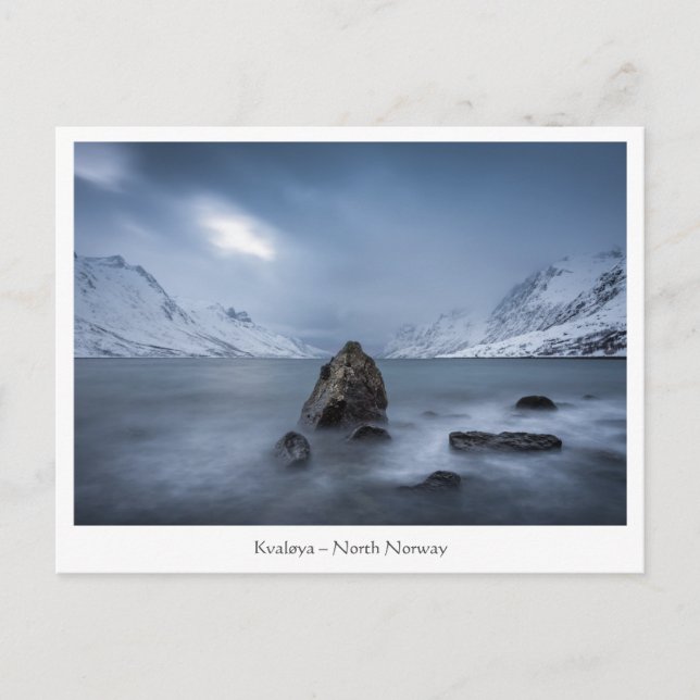 Kvaløya North Norge Vykort (Framsida)