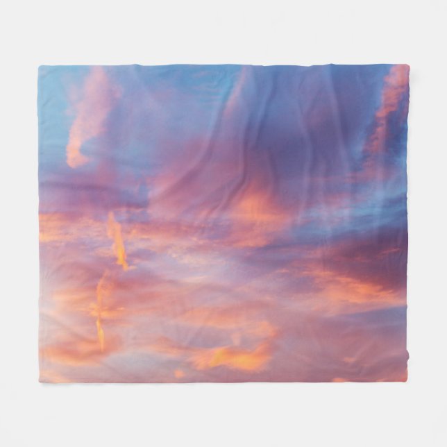 kvalsigt himmel fleecefilt (Framsidan (Horisontell))