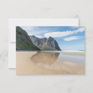 Kvalvika Lofoten Norge Card