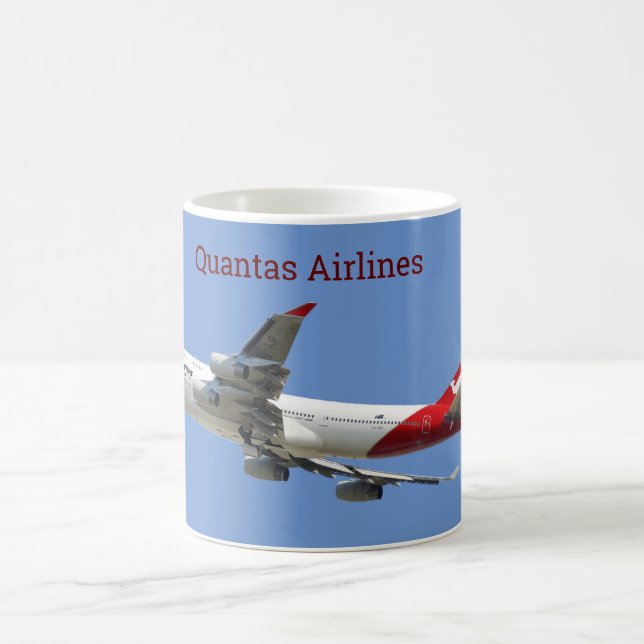 KVANTAS AIRLINES AUSTRALIA KAFFEMUGG (Center)