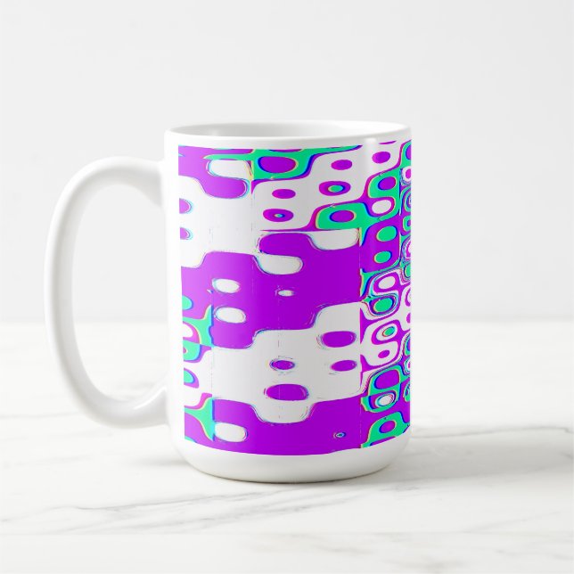 Kvantfysik Geometriskt Mönster  Kaffemugg (Vänster)