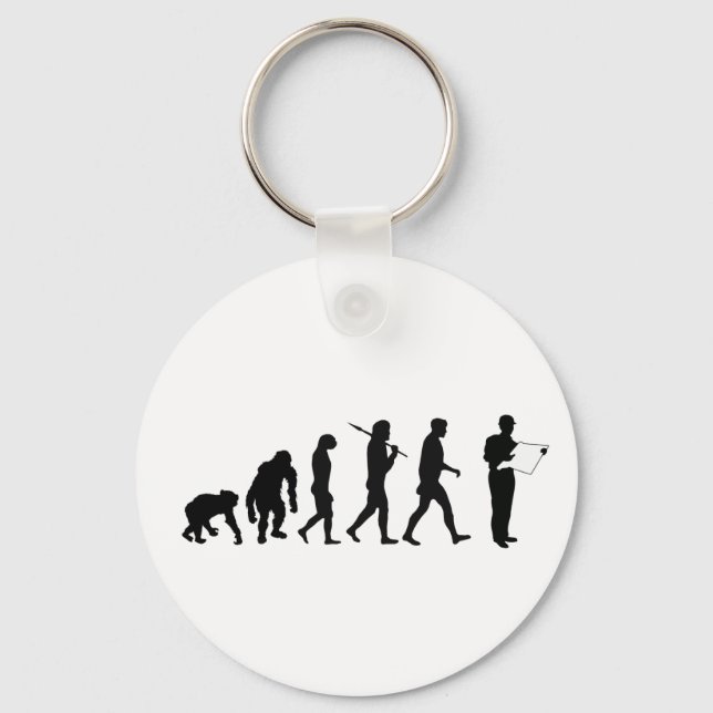 Kvantitetsinspektör för byggaren Civil Ingenjör Nyckelring (Framsida)