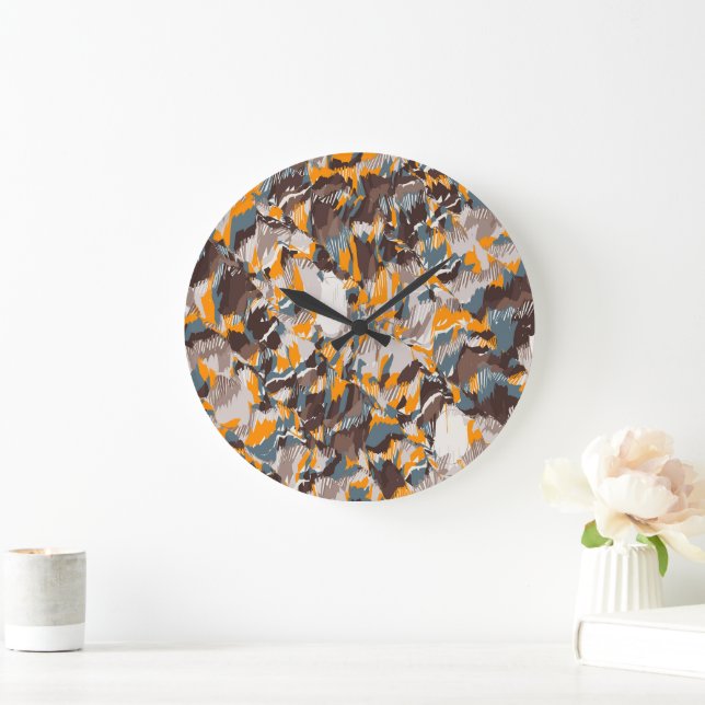 Kvantmekanik Mandala Mönster Väggur (Hem)