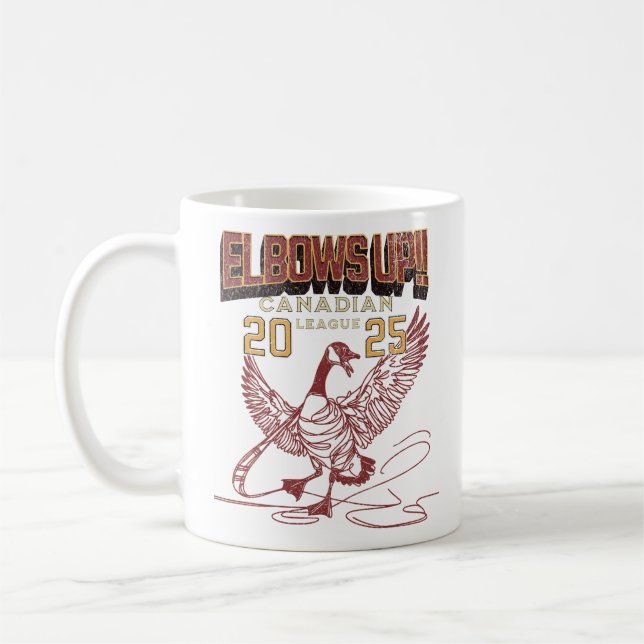KVAR UPP! Canadian League Canada Geese Kaffemugg (Vänster)