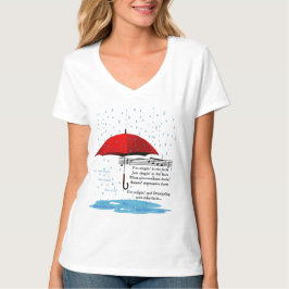 Kvarhållande av alternativa fakta Nano V-Nacke T-S T Shirt
