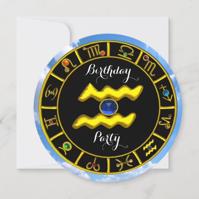 KVARIUS.GULD ZODIAC BIRTHDAY SIGN,ASTROLOGY CHART INBJUDNINGAR (Framsida)