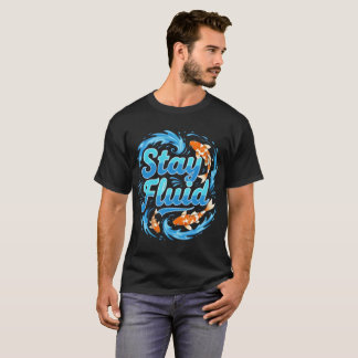 Kvarleva Koi Fisk Design T Shirt