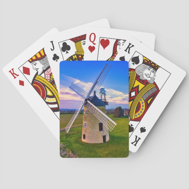 Kvarn Blå himmel Casinokort (Baksidan)