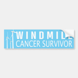 Kvarn Cancer Survivor Bildekal