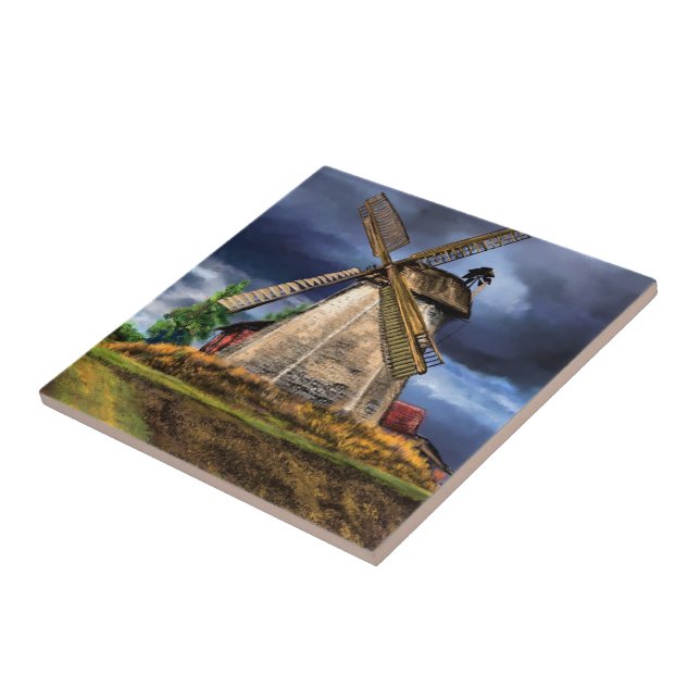 Kvarn Ceramic Tile Netherlands - Målning Kakelplatta (Sidan)