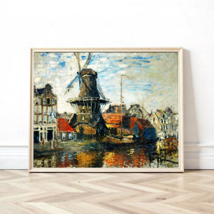 Kvarn, Claude Monet 1871 Poster