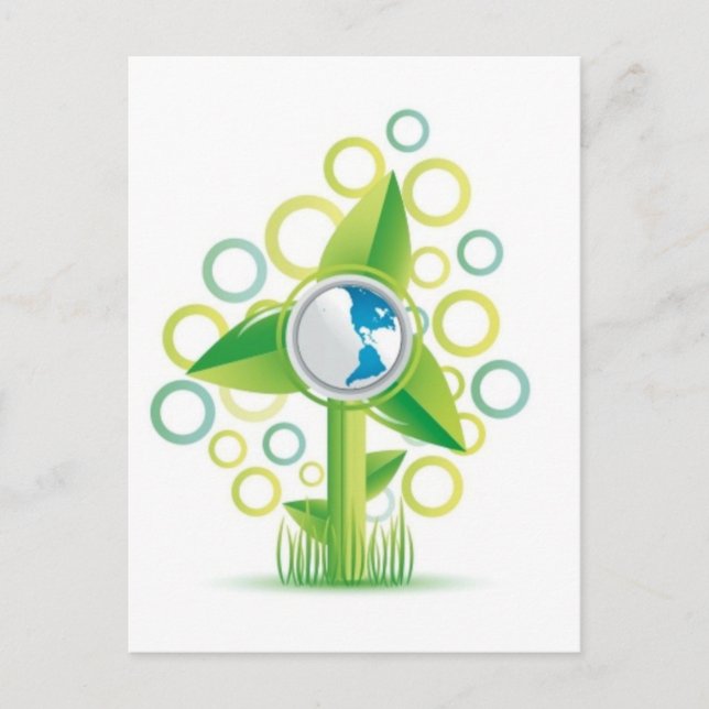 Kvarn Earth Vykort (Framsida)