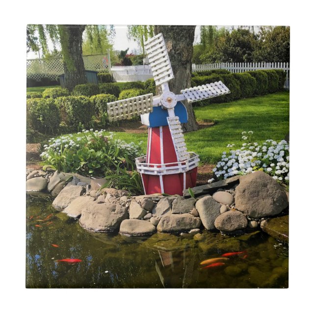 Kvarn Garden Decor Kakelplatta (Framsidan)