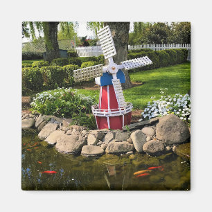 Kvarn Garden Decor Magnet