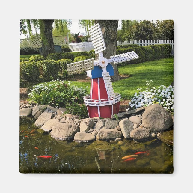 Kvarn Garden Decor Magnet (Framsidan)
