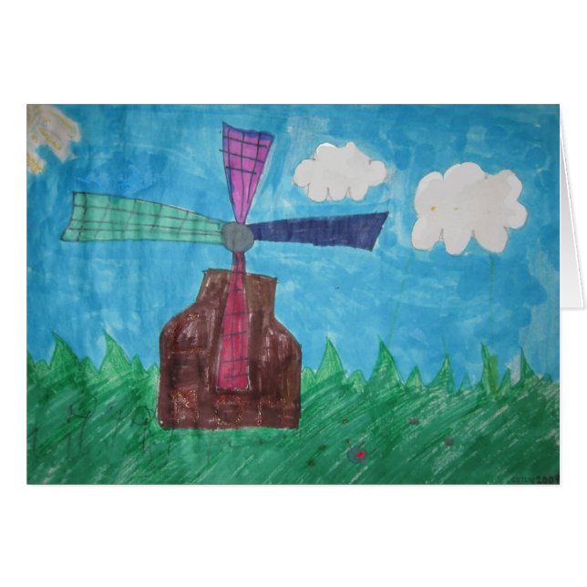 Kvarn Hälsningskort (Framsidan Horizontal)