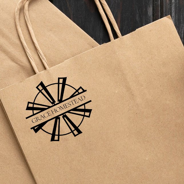 Kvarn Homestead Farmers Market Add Namn Stämpel (Skapare uppladdad)