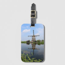 Kvarn Kinderdijk Summer Holland Dutch Photo