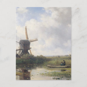 Kvarn liggande - Willem Roelofs Vykort