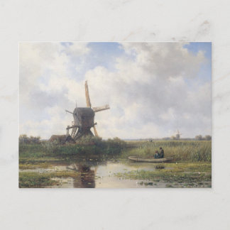 Kvarn liggande - Willem Roelofs Vykort