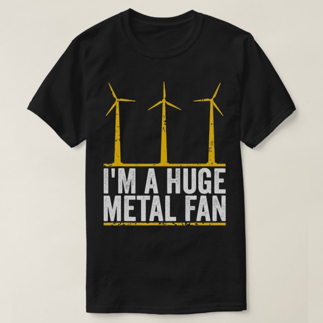 Kvarn Mechanic Im a enormt Fläkt Vind Turbine Tech T Shirt (Design framsida)