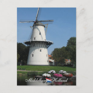 Kvarn Middelburg-vykort Vykort