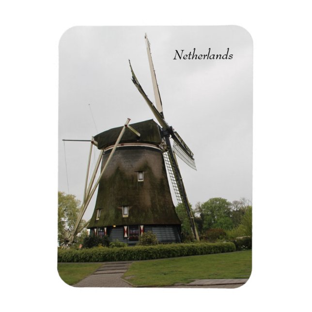 Kvarn, Nederländerna, Amsterdam, Nederländerna Magnet (Vertikal)