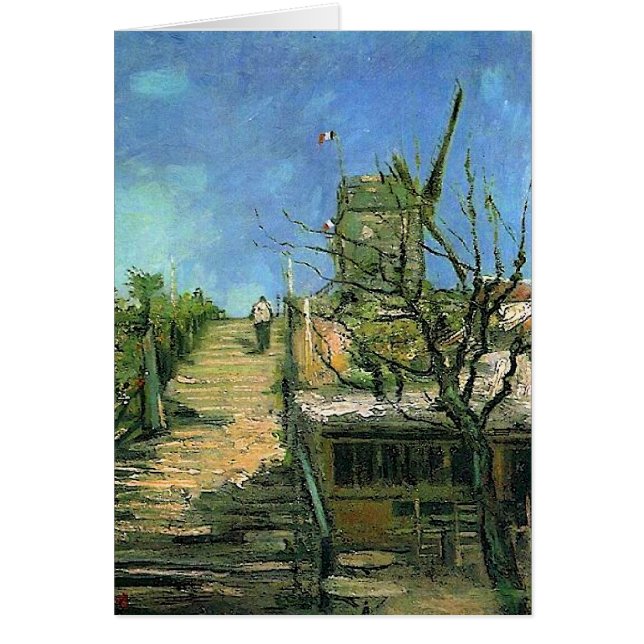 Kvarn om Montmartre (F271) Van Gogh Fine Art OBS Kort (Framsidan)
