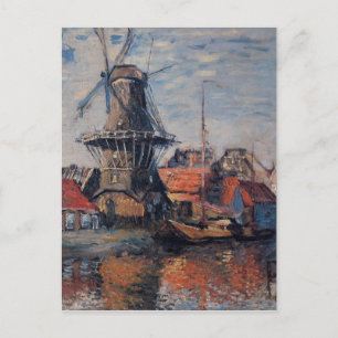 Kvarn om Onbekende-kanalen i Amsterdam Vykort