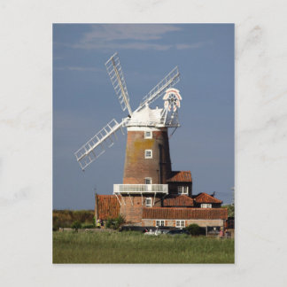 Kvarn på Cley, norr Norfolk. Vykort