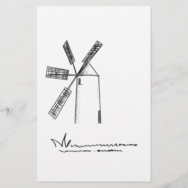 kvarn på vit bakgrund (Framsida)