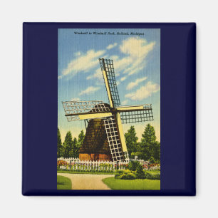 Kvarn Park Holland, Michigan Vintage Magnet
