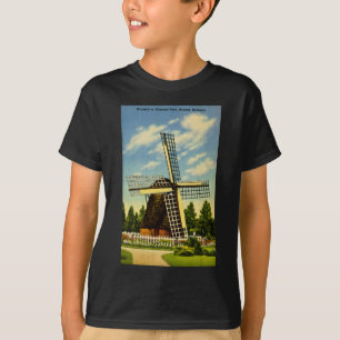 Kvarn parkerar Holland, Michigan vintage Tee