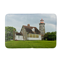 Kvarn Point fyr, Vermont Bath Mat Badrumsmatta