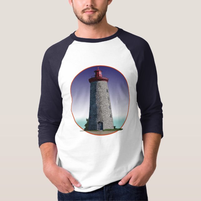 Kvarn Point Lighthouse T-shirt (Framsida)