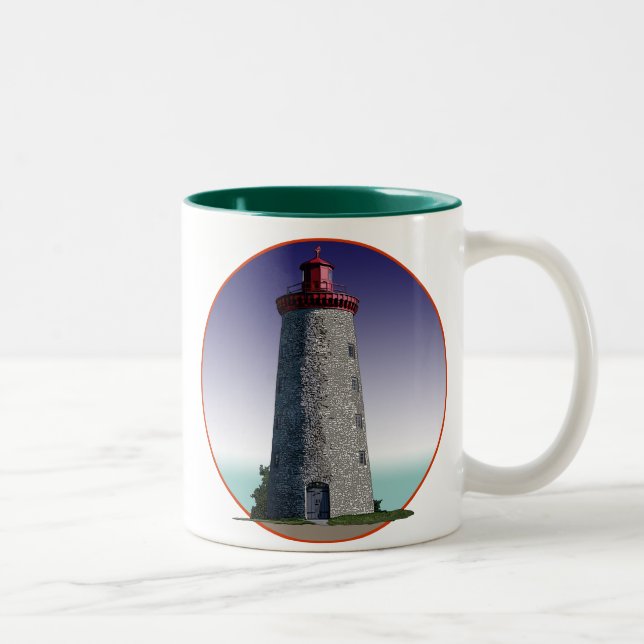 Kvarn Point Lighthouse Två-Tonad Mugg (Höger)