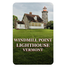 Kvarn Point Lighthouse, Vermont Flexi Magnet