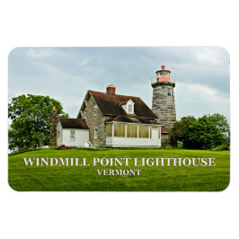Kvarn Point Lighthouse, Vermont Flexi Magnet