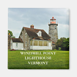 Kvarn Point Lighthouse, Vermont Magnet