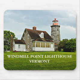 Kvarn Point Lighthouse, Vermont Mousepad Musmatta