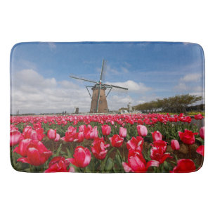 Kvarn & tulips Scene Bath Mat Badrumsmatta