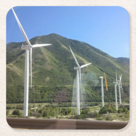 Kvarn Underlägg Papper Kvadrat