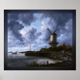 Kvarn vid Wijk bij Duurstede Poster