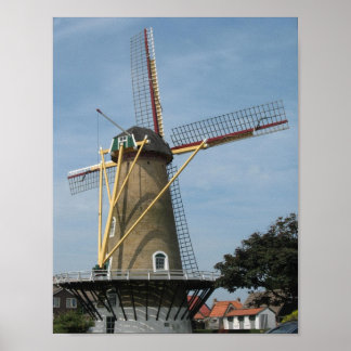 Kvarn Westkapelle Zeeland Photo Poster