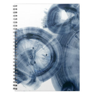 Kvarnar - Inky Blue Circles Anteckningsbok