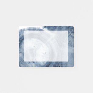 Kvarnar - Inky Blue Circles Post-it Block
