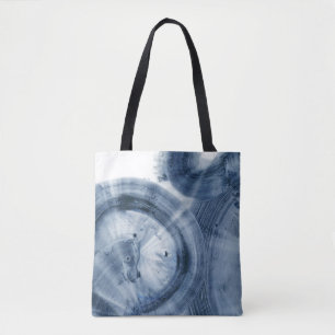 Kvarnar - Inky Blue Circles Tygkasse