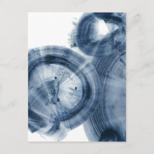 Kvarnar - Inky Blue Circles Vykort
