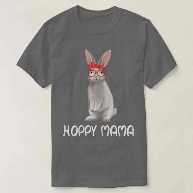 Kvarnstubin med solglasögon och Bandana Bunny Mamm T Shirt (Design framsida)