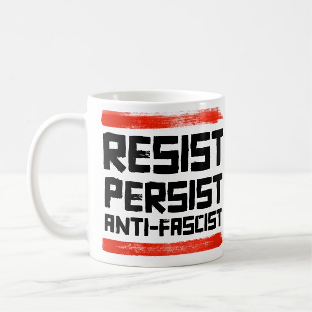 KVARSTÄNDIG ANTIFASCIST KAFFEMUGG (Vänster)